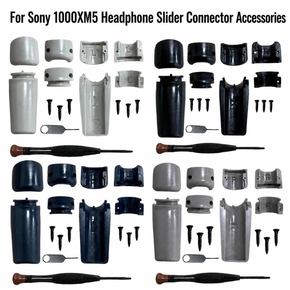 Sony Headphone Wh-1000Xm5 - Reparatieset voor plastic hoofdtelefoonscharnier, armconnector, complete
