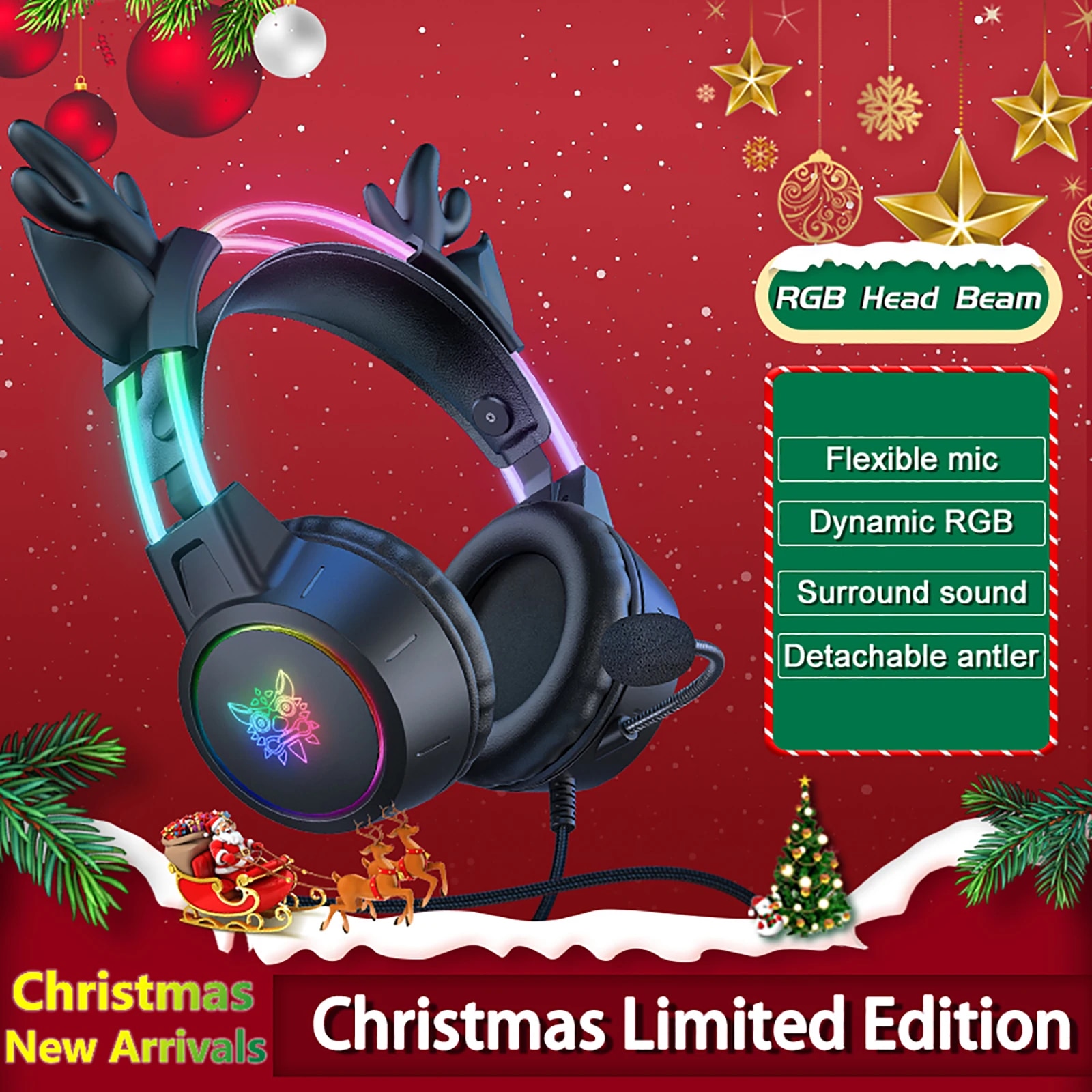 Gaming Headset Rgb - Onikuma Gaming Headset Voor 2024 Nieuwe