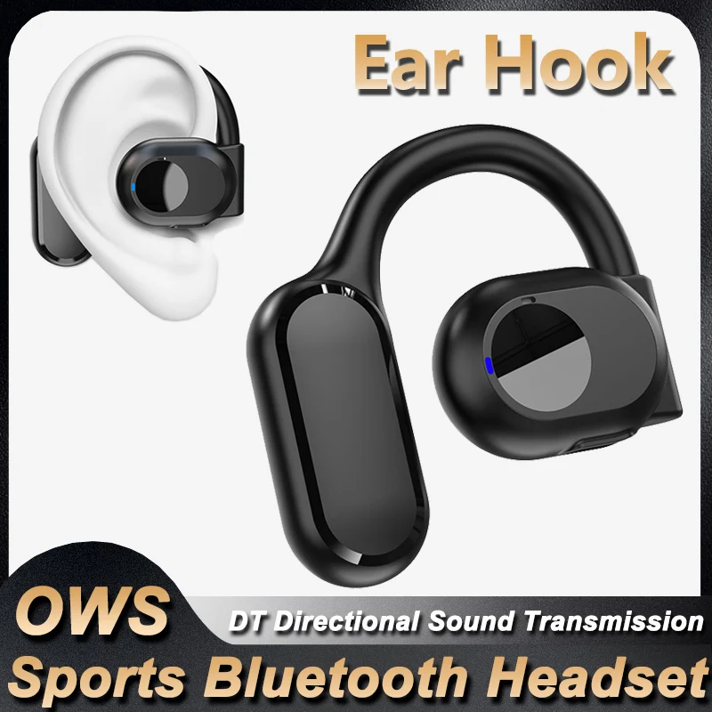 Noise Cancelling Headphone - Draadloze Bluetooth-hoofdtelefoon Luchtgeleidingsoortelefoon met microfoon Handsfree