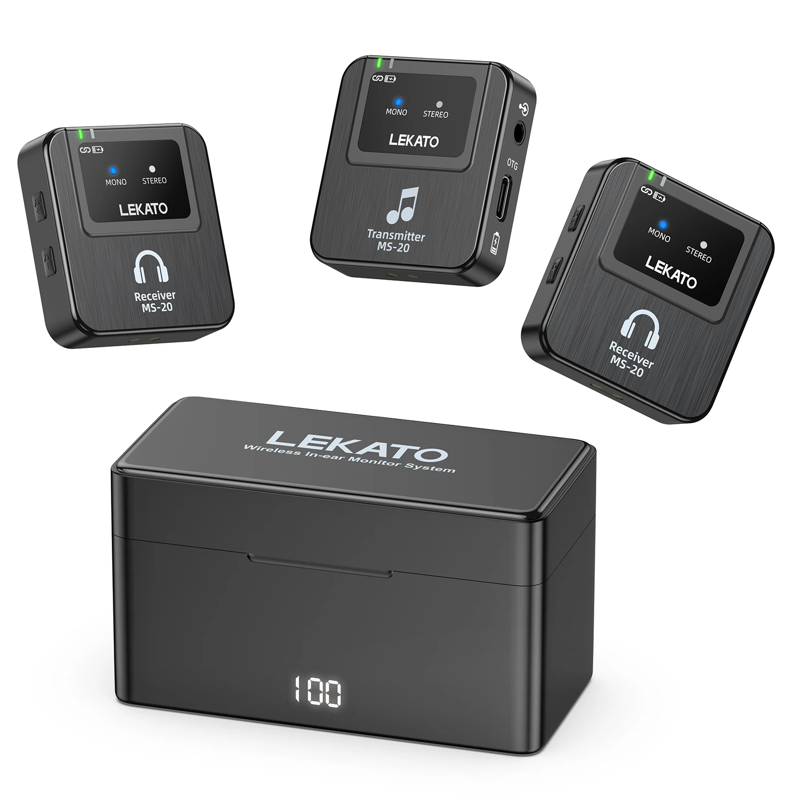Lekato draadloze in-ear monito - In Ear Monitor Iem recensie en prijs