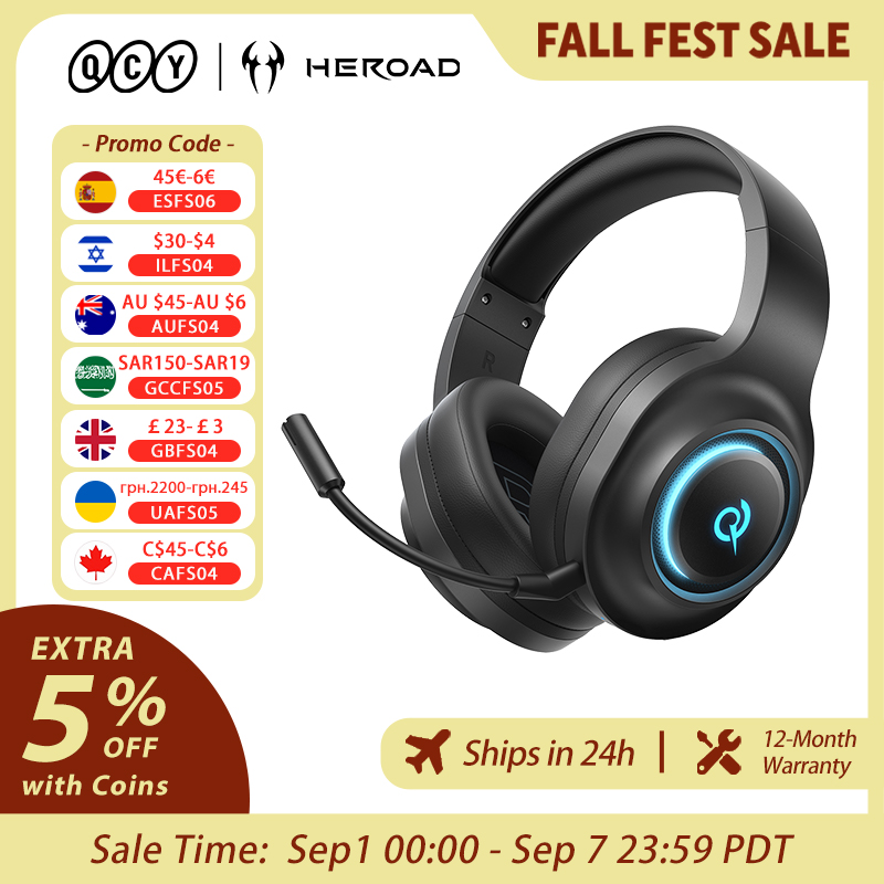 QCY Heroad V200 Gaming Headset - Gaming Headset Rgb recensie en prijs