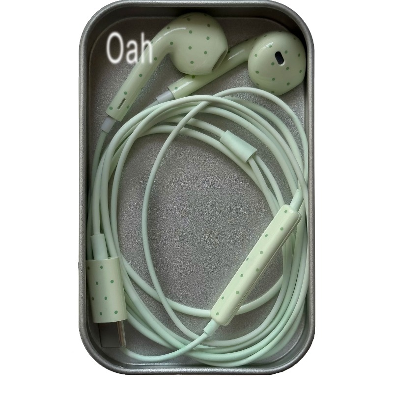 Oah Polka Dot Bedrade Oordopje - Usb C Earphone recensie en prijs