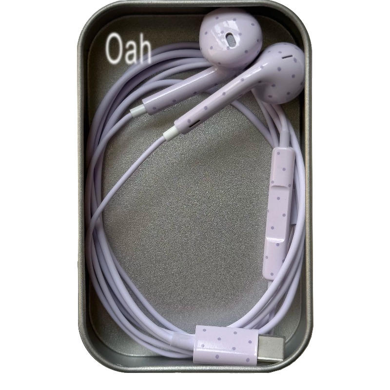 Oah Polka Dot Bedrade Oordopje - Usb C Earphone recensie en prijs